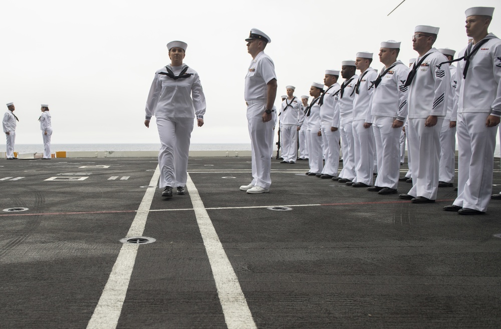 Nimitz Sailors Conduct Burial at Sea