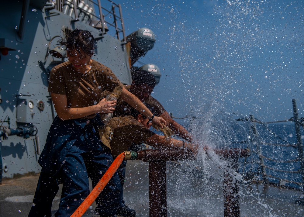 USS Bainbridge Deployment