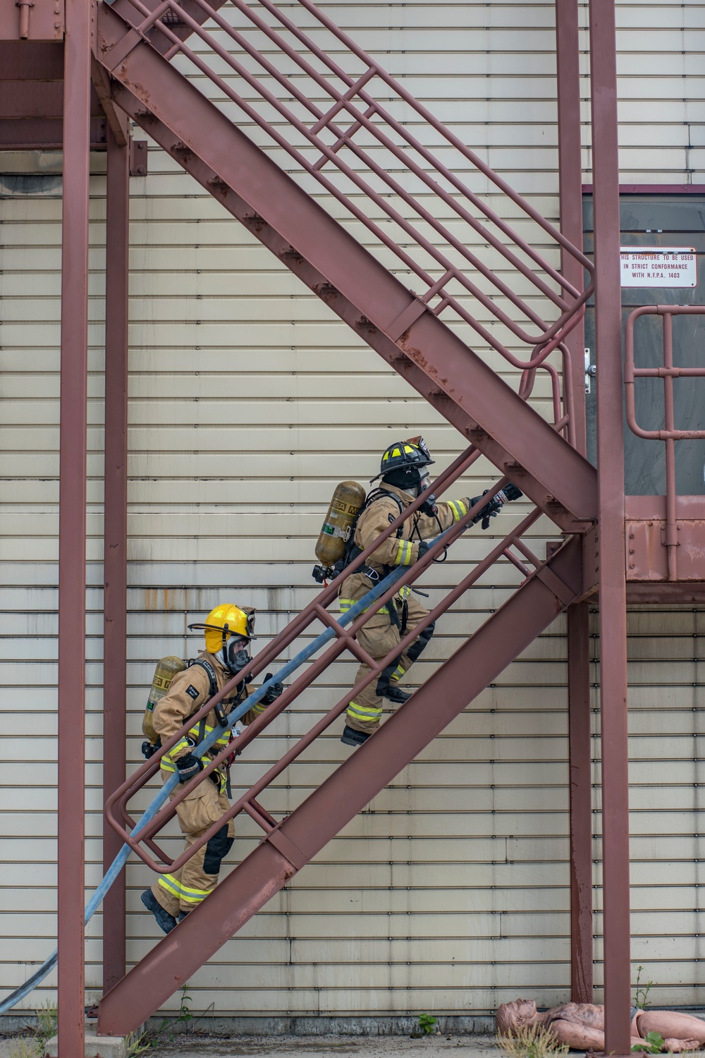 Air National Guard firefighters train at PATRIOT North 19