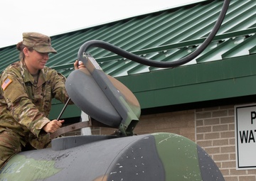 IANG Cavalry Scout Prepares for XCTC