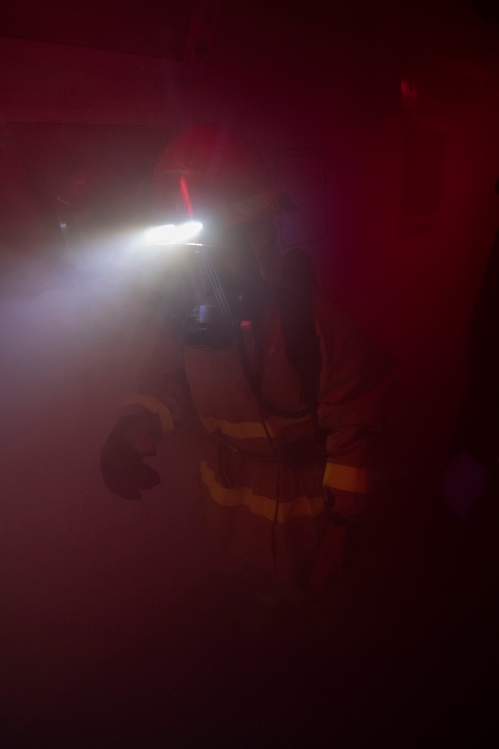 USS MOMSEN Conducts General Quarters Drill