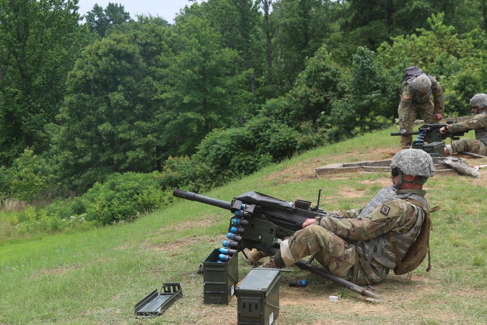87th Troop Command at Mark 19 Range