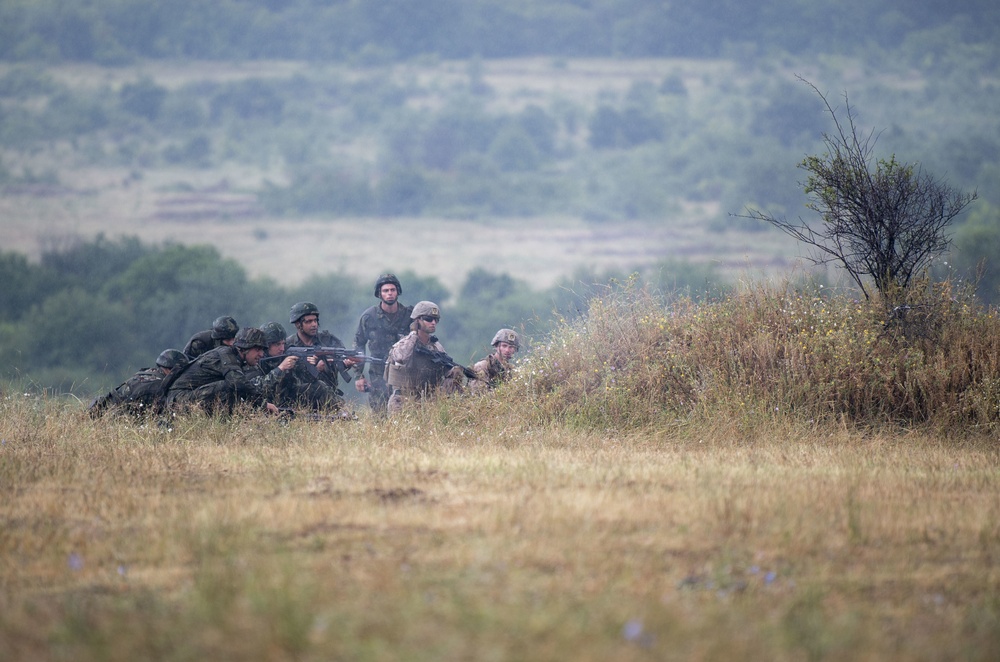 FASTEUR Marines Train with Bulgarian Service Members During Platinum Lion 2019