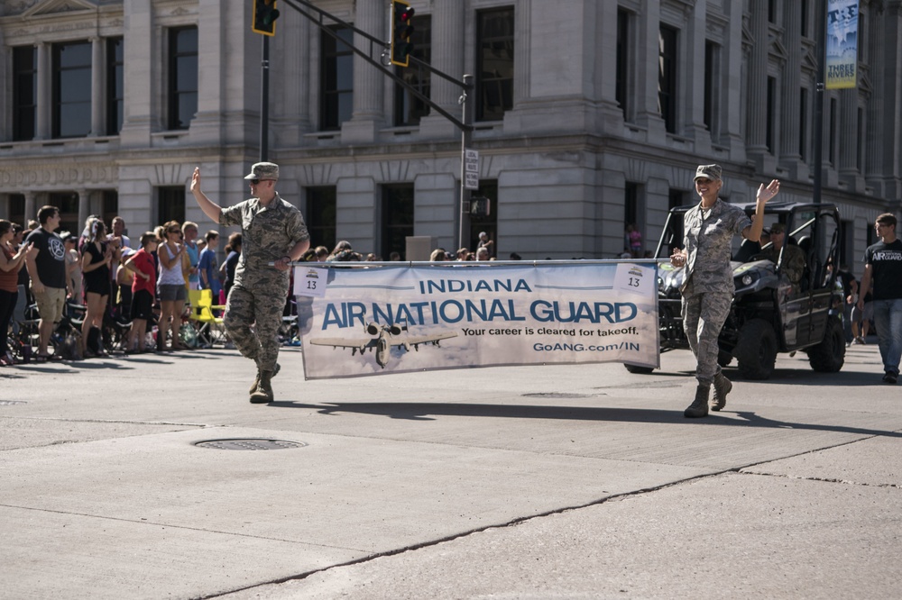 DVIDS Images Indiana Guardsmen support Three Rivers Festival Parade