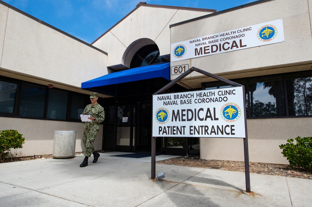 Sailors Conduct Annual Health Assessment at Naval Branch Health Clinic