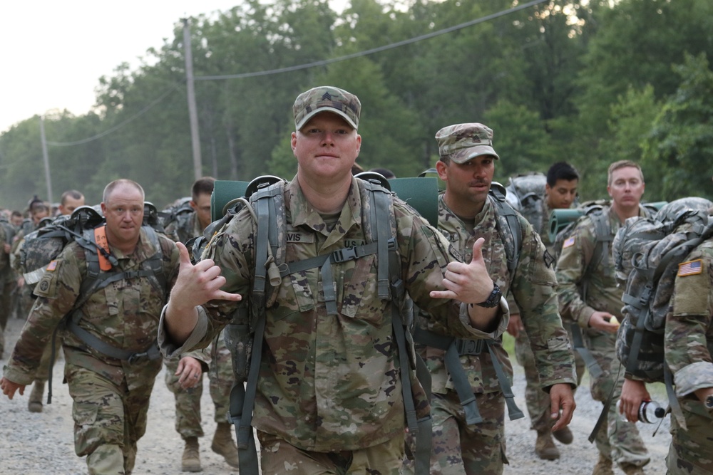 87th Troop Command Conquers 8-Mile March During Annual Training