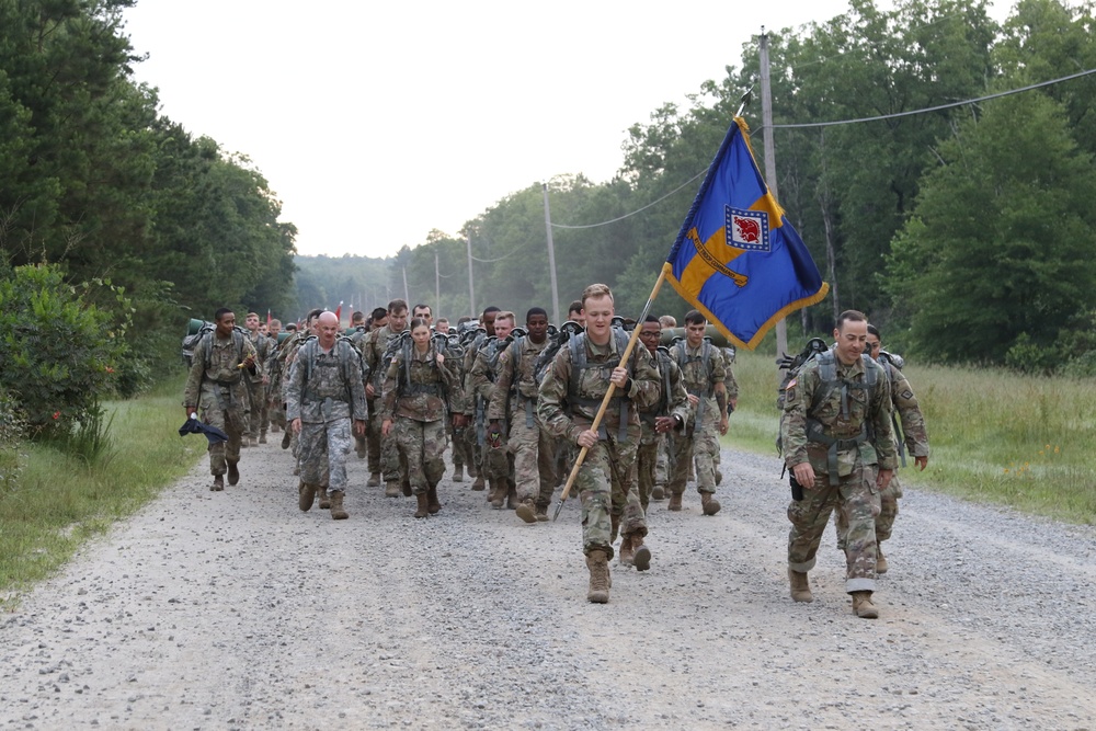 87th Troop Command Conquers 8-Mile March During Annual Training