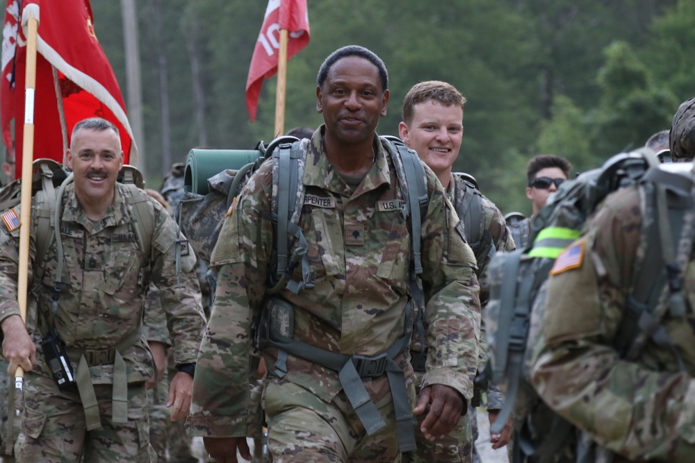 87th Troop Command Conquers 8-Mile March During Annual Training