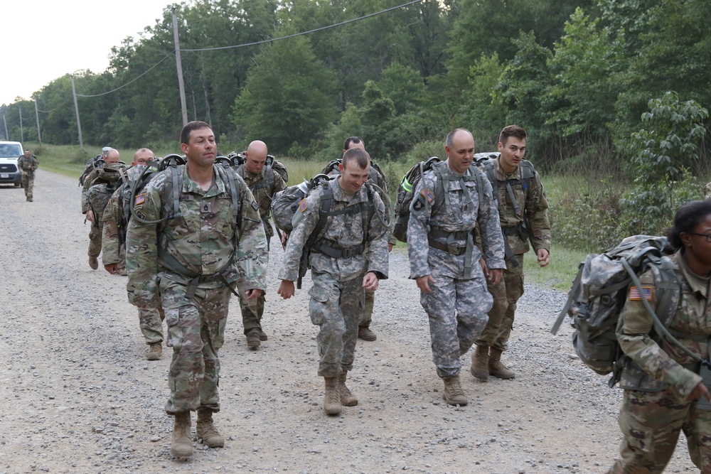 87th Troop Command Conquers 8-Mile March During Annual Training