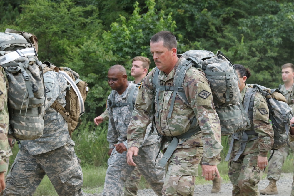 87th Troop Command Conquers 8-Mile March During Annual Training