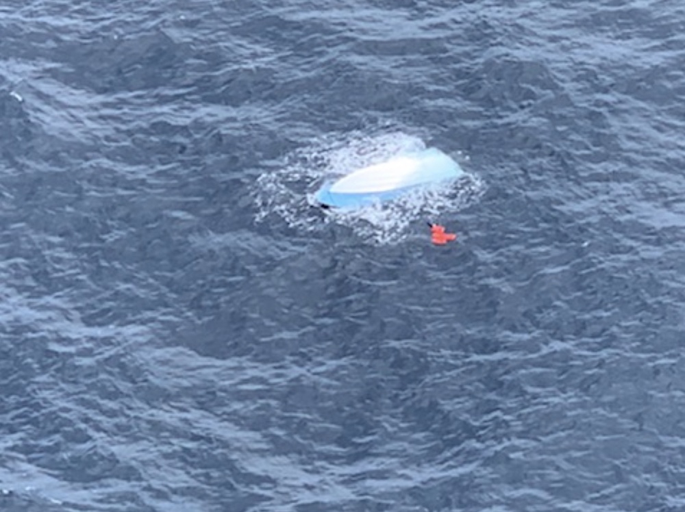 Coast Guard Air Station Borinquen, Royal Netherlands Navy rescue 4 boaters from sinking vessel 45 miles south of Vieques, Puerto Rico