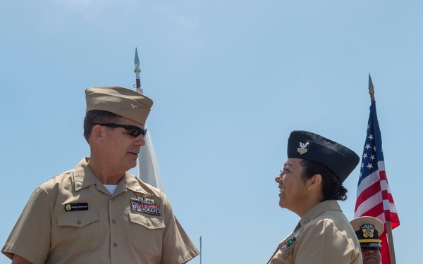 Petty Officer Retires from Navy Reserve after 22 Years of Service