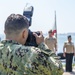Navy Reserve Mass Communication Specialists Cover Retirement Of Fellow Sailor