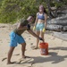 Volunteers remove trash and debris at Makai Research Pier