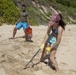 Volunteers remove trash and debris at Makai Research Pier