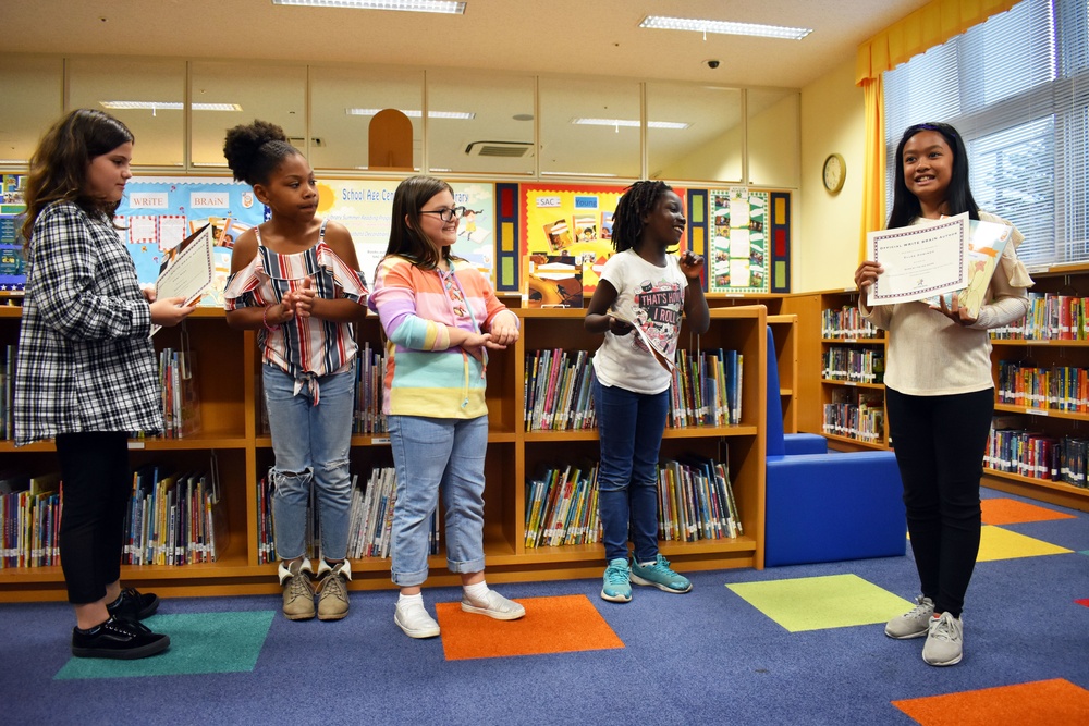 Camp Zama library features books written at School Age Center