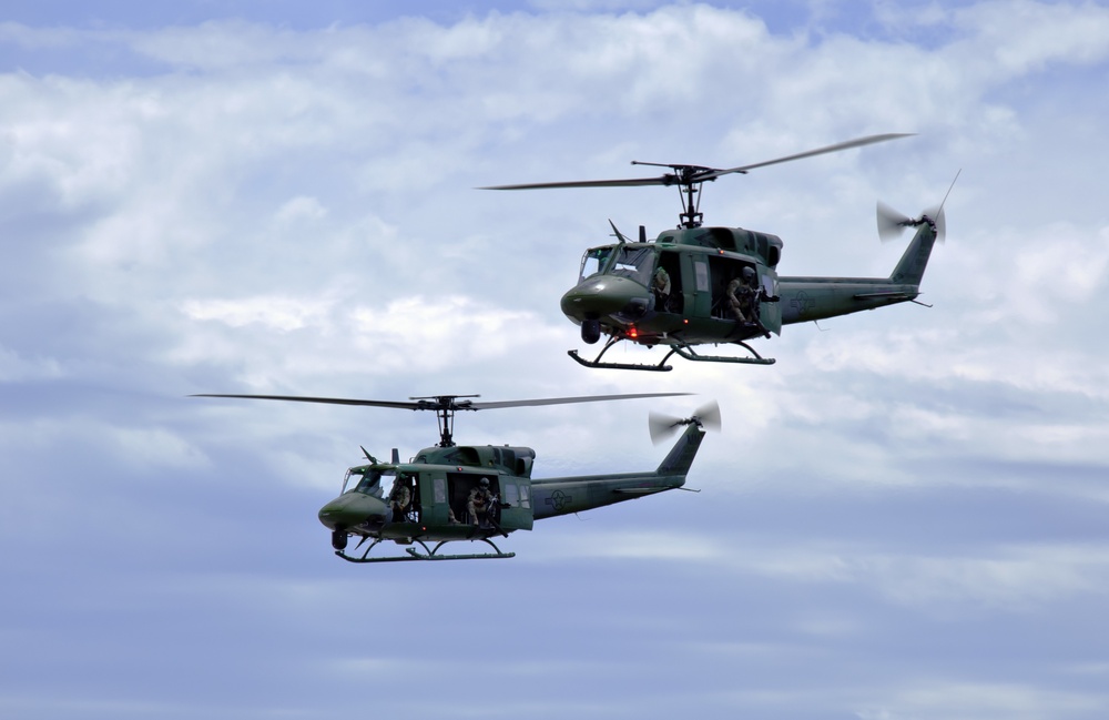 UH-1N helicopters