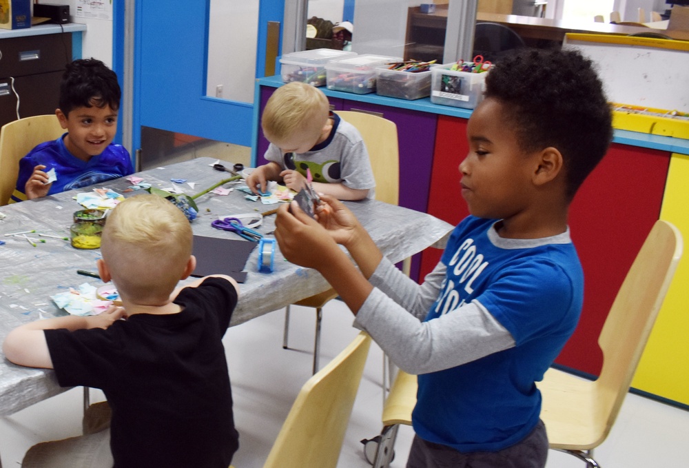 Camp Zama art class inspires children