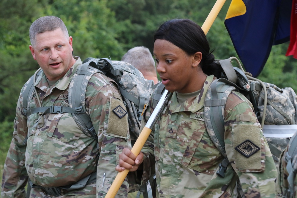 87th Troop Command Conquers 8-Mile March During Annual Training