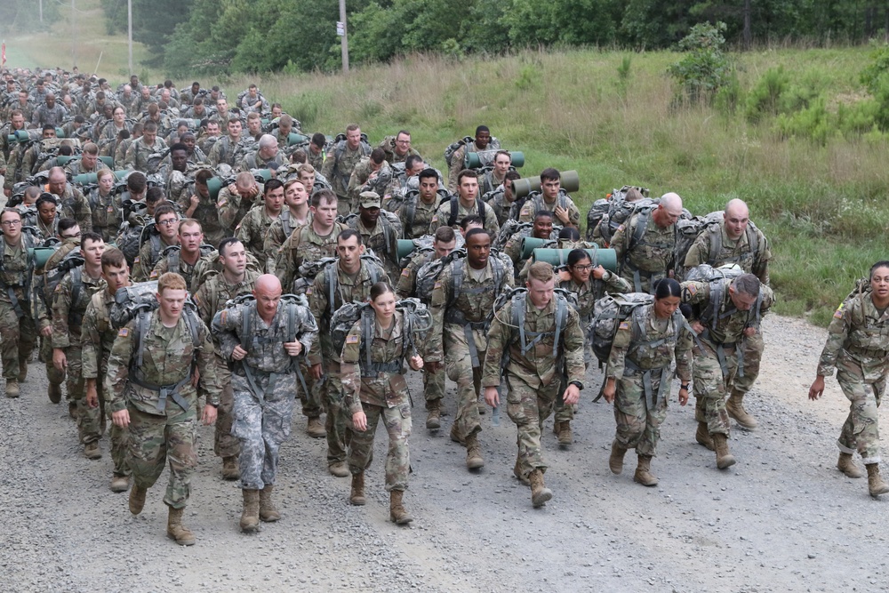 87th Troop Command Conquers 8-Mile March During Annual Training