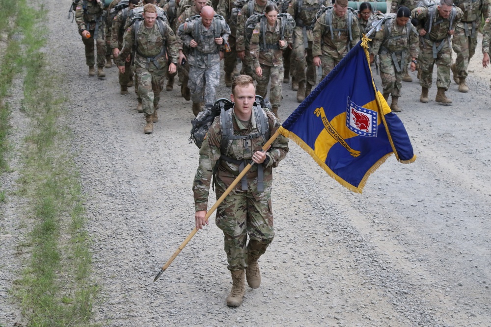 87th Troop Command Conquers 8-Mile March During Annual Training