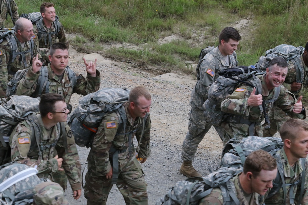 87th Troop Command Conquers 8-Mile March During Annual Training