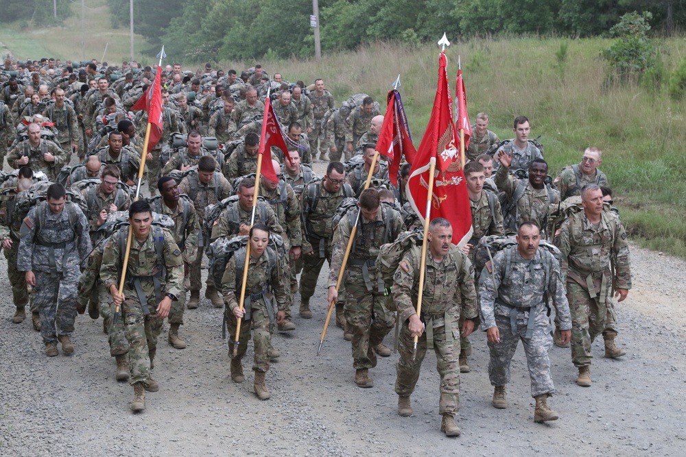 87th Troop Command Conquers 8-Mile March During Annual Training