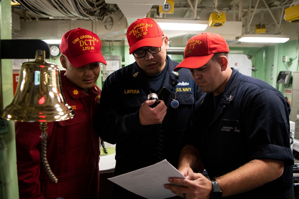 USS Green Bay (LPD 20) Damage Control Training Team