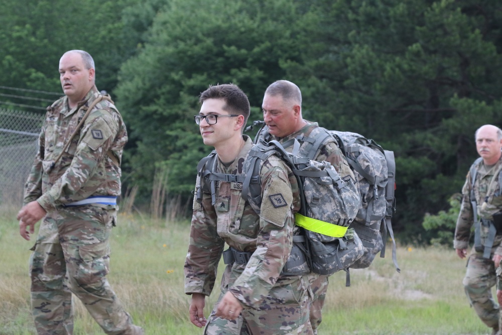 87th Troop Command Conquers 8-Mile March During Annual Training