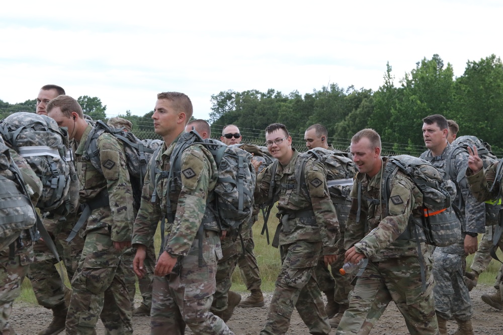 87th Troop Command Conquers 8-Mile March During Annual Training