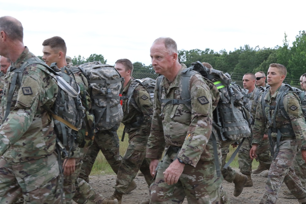 87th Troop Command Conquers 8-Mile March During Annual Training