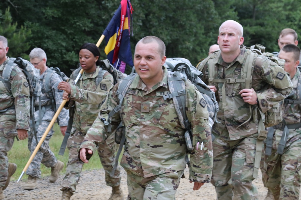 87th Troop Command Conquers 8-Mile March During Annual Training