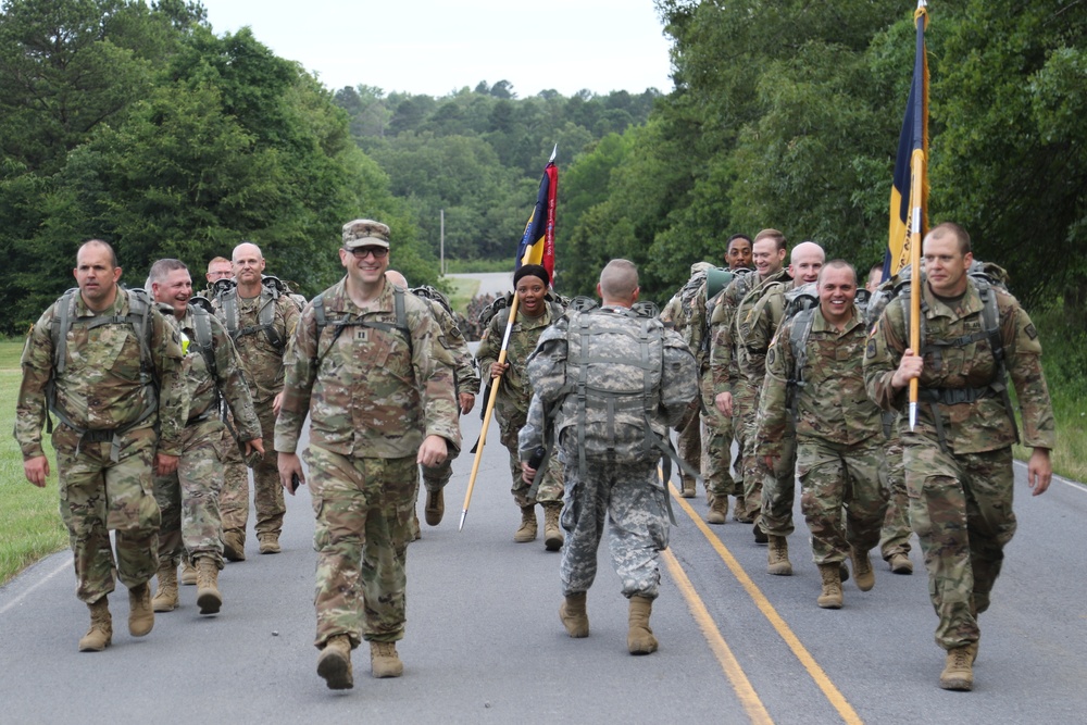 87th Troop Command Conquers 8-Mile March During Annual Training