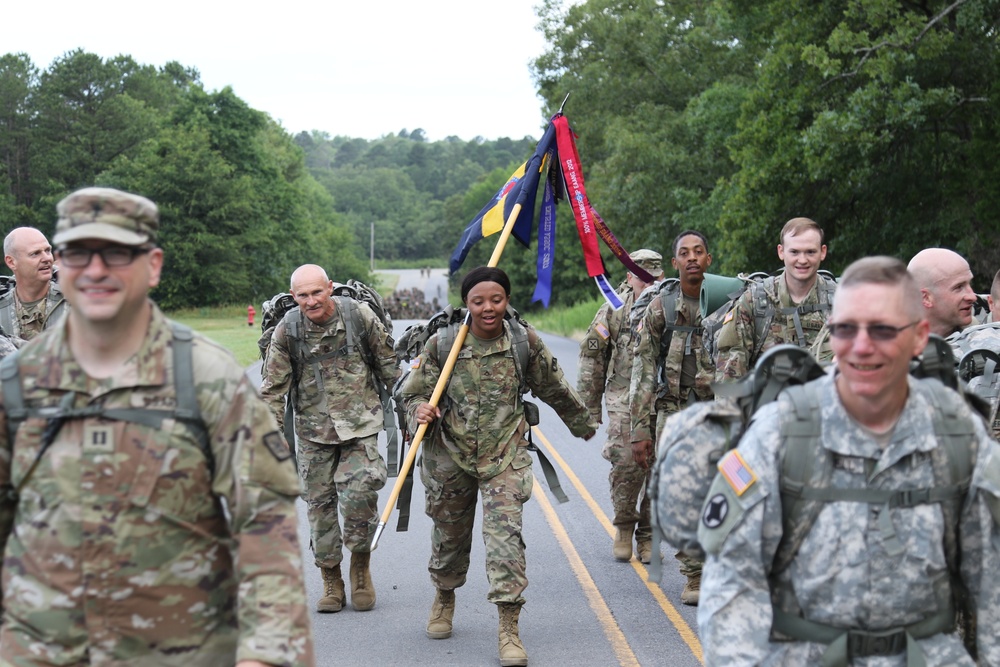 87th Troop Command Conquers 8-Mile March During Annual Training