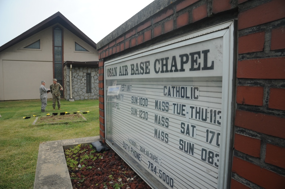 Osan Air Base Chapel Groundbreaking Ceremony