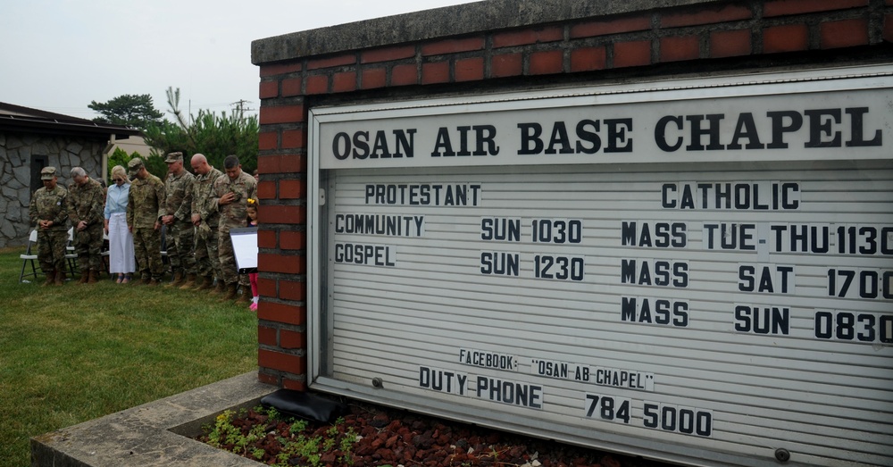 Osan Air Base Chapel Groundbreaking Ceremony