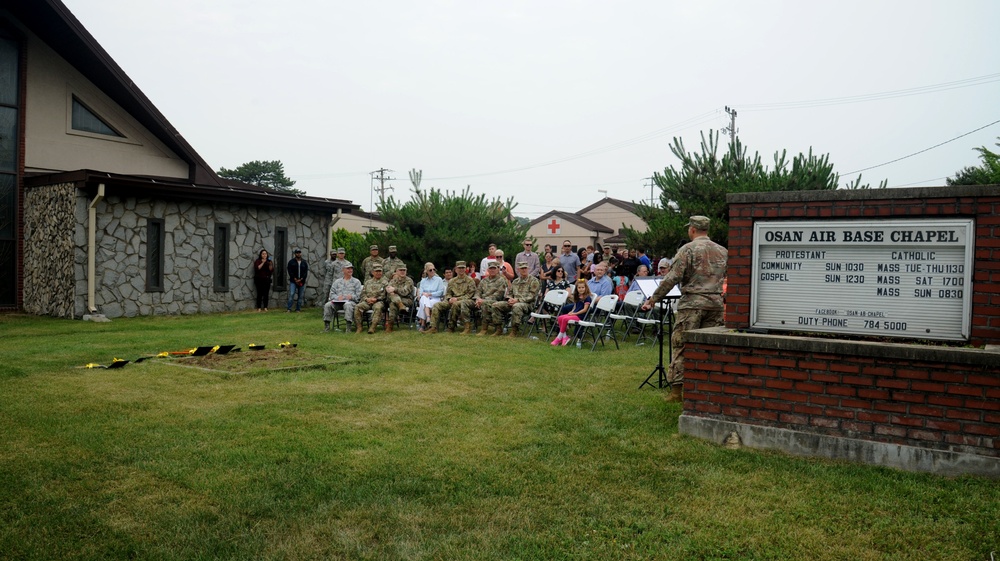 Osan Air Base Chapel Groundbreaking Ceremony