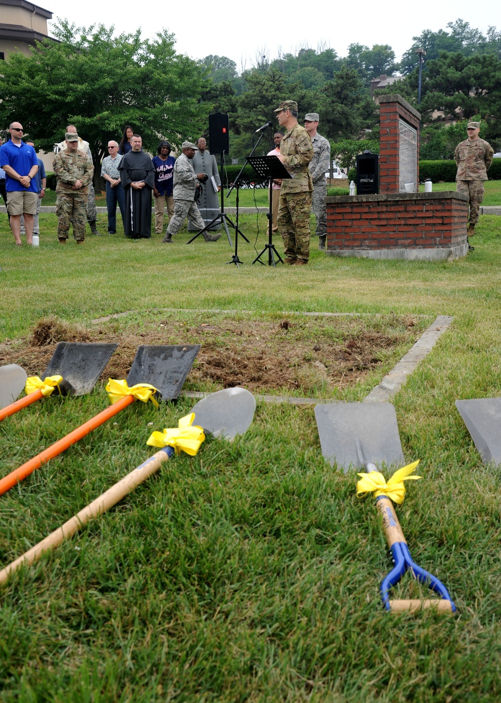 Osan Air Base Chapel Groundbreaking Ceremony