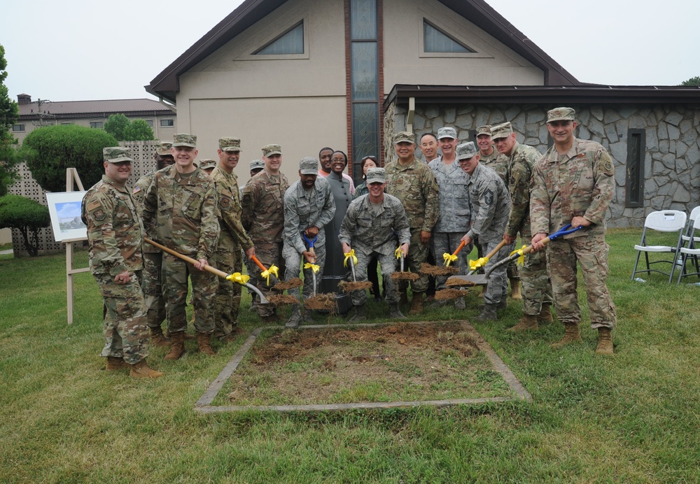 Osan Air Base Chapel Groundbreaking Ceremony