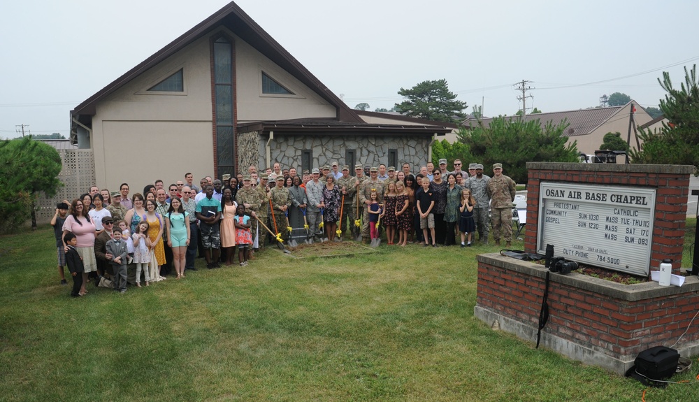 Osan Air Base Chapel Groundbreaking Ceremony