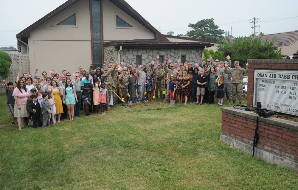 Osan Air Base Chapel Groundbreaking Ceremony