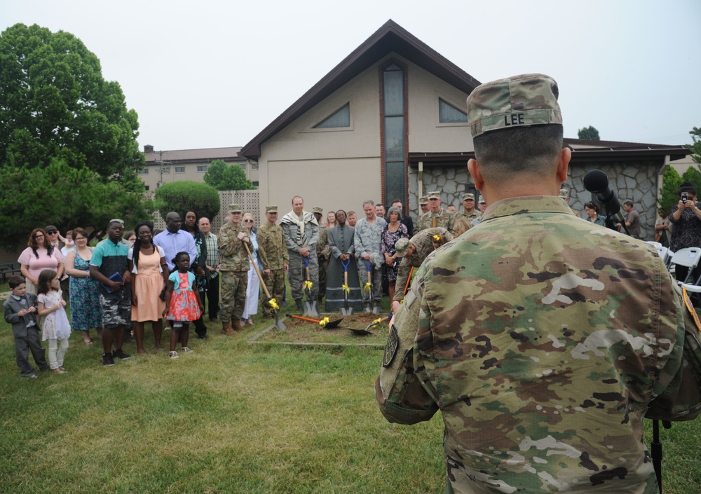 Osan Air Base Chapel Groundbreaking Ceremony