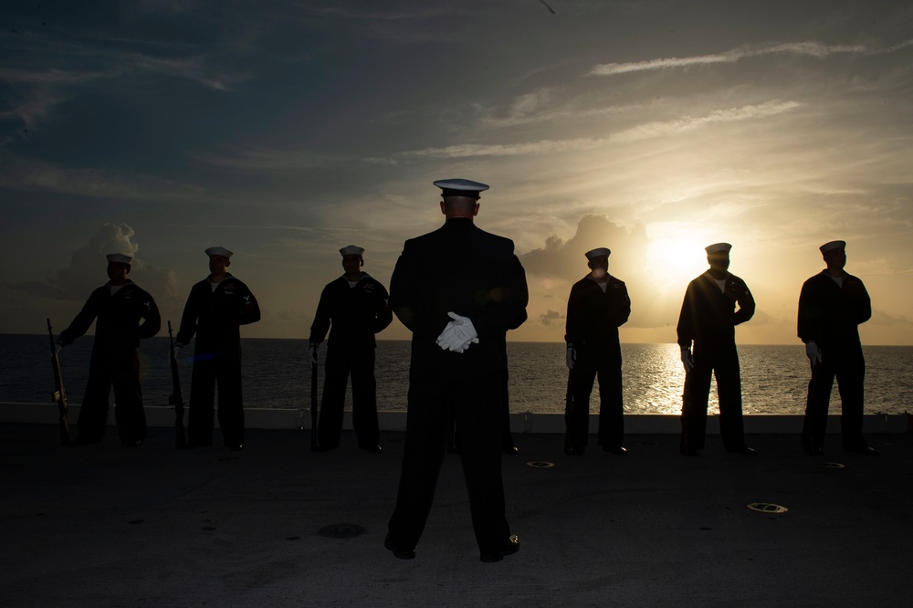USS Dwight D. Eisenhower Burial at Sea