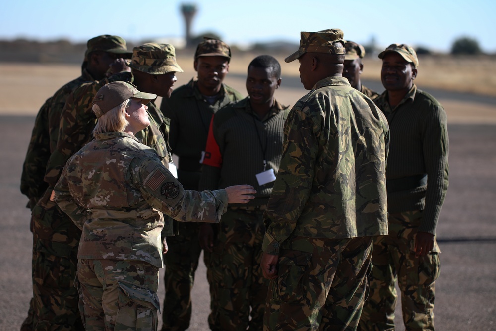 U.S. and Botswana Forces Train Together During Upward Minuteman 2019