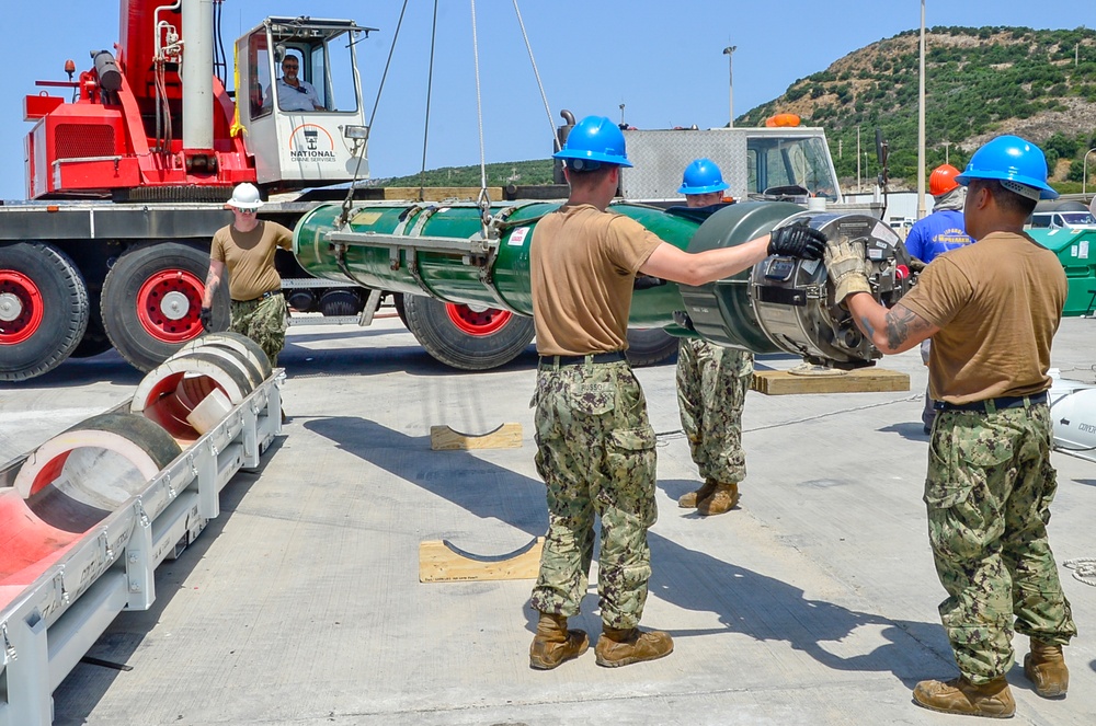 USS Olympia (SSN-717) arrived for a scheduled port visit in Souda Bay, Greece