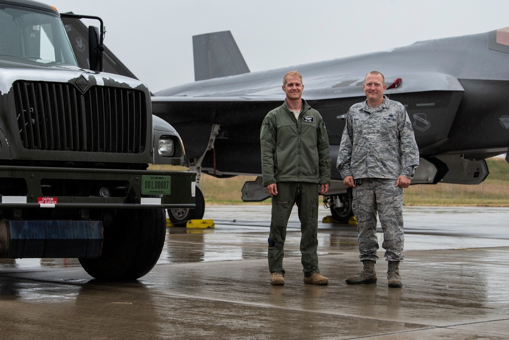 Keep on truckin': F-35 pilot requalifies to refuel aircraft