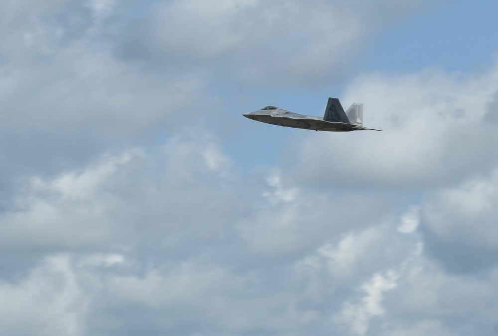 F-22 Raptor takes off for Exercise Red Flag