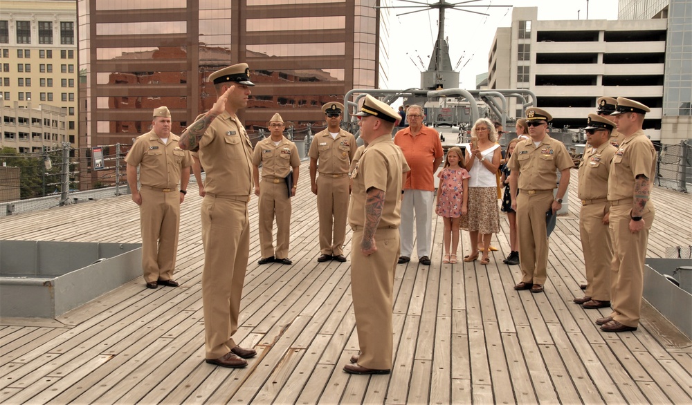 Re-enlistment ceremony