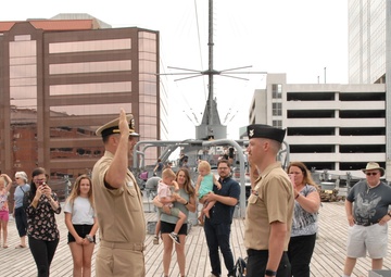 Re-enlistment ceremony