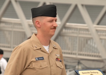 Re-enlistment ceremony